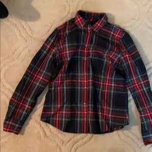 JCrew Stewart Tartan Cotton Plaid Shirt